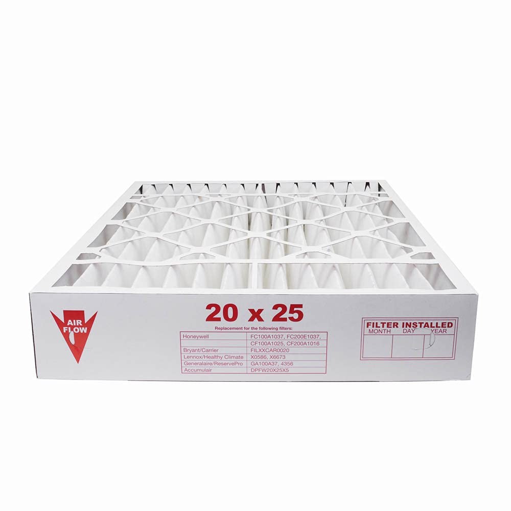 AIRX FILTERS WICKED CLEAN AIR. 20x25x4 Compatible 2 Pack of Filters, White