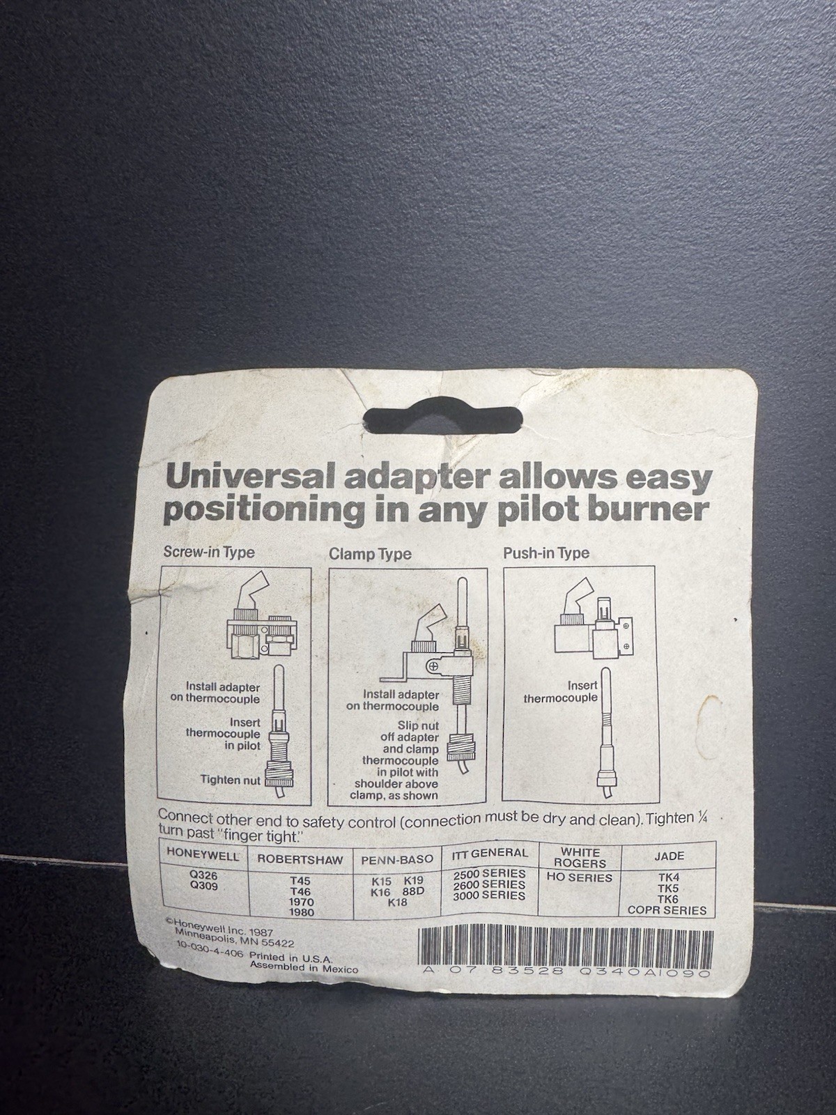 Lot of 8 Honeywell Q340A1090 36”Universal Thermocouple 30mV NEW Sealed Tradeline