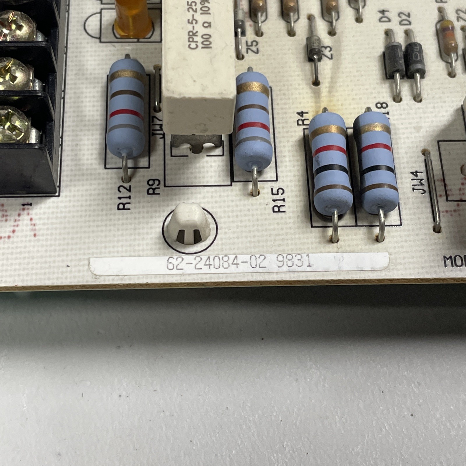 Rheem Ruud 62-24084-02 Furnace Control Circuit Board Model 1012-920A Used