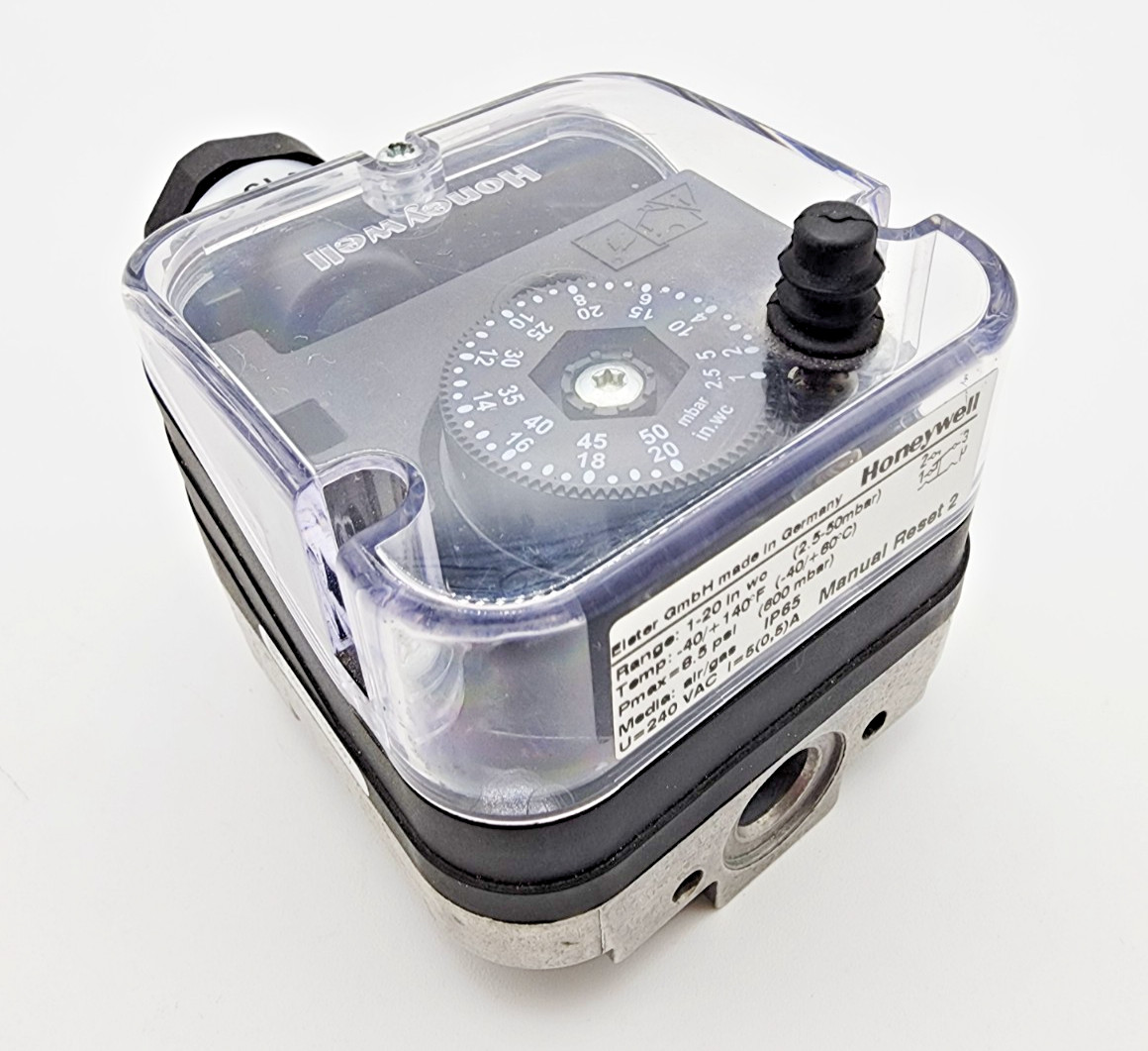 Honeywell C6097B3028 High Gas Pressure Switch, 1 – 20″ W.C