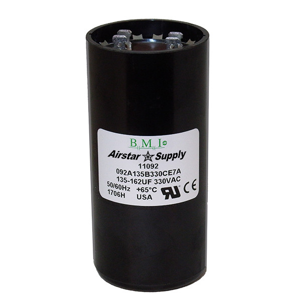 USA MADE 135-162 MFD uF HVAC Electric Motor Start AC Capacitor 330 VAC VOLT