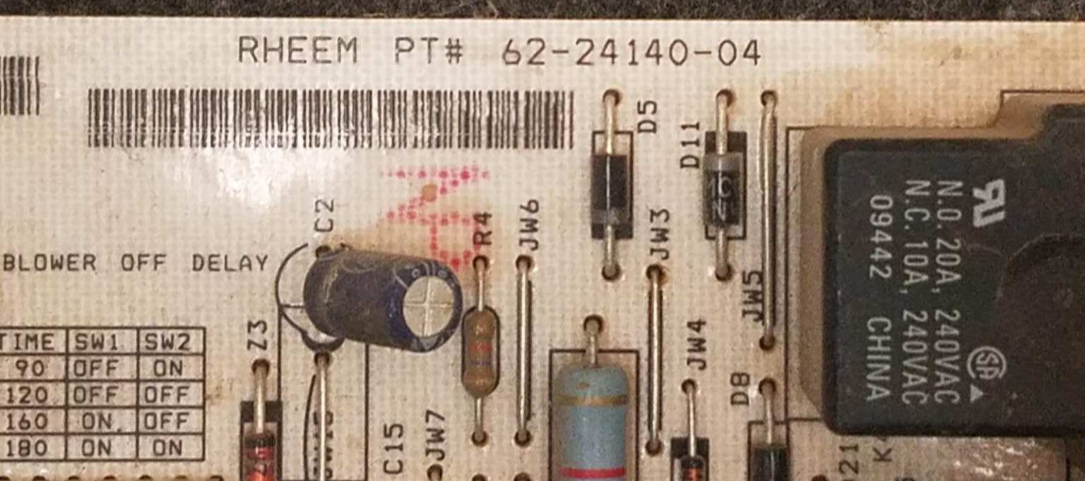 Rheem Ruud 62-24140-04 Spark Ignition Control Circuit 1028-928A