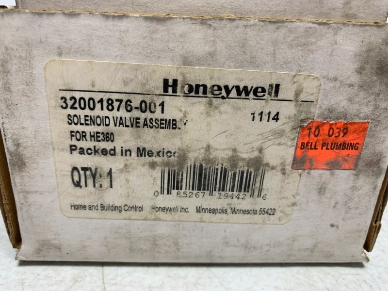 Honeywell 32001876-001 Solenoid Valve Assembly HE360/HE365 24V