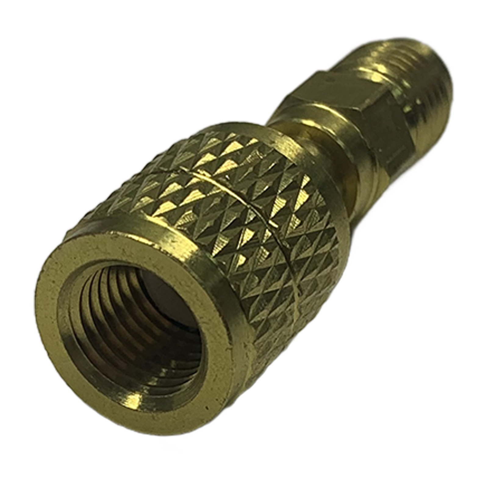 For A2L R454B/R32 Tanks 1/4” Female&1/4”Male HVAC R32 Reverse Thread Adapter