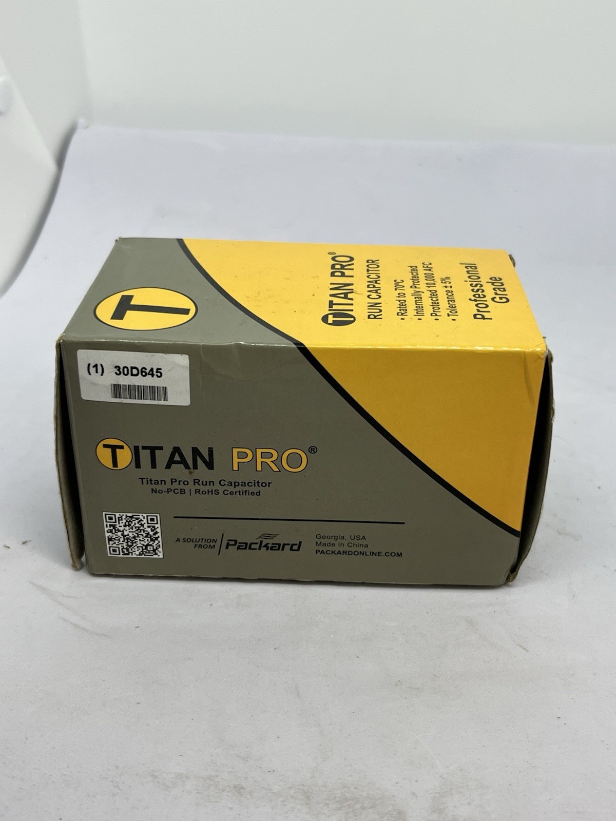 Titan Pro TRCFD455 Round Dual Run Capacitor 45+5 MFD 440V 370V HVAC Motor