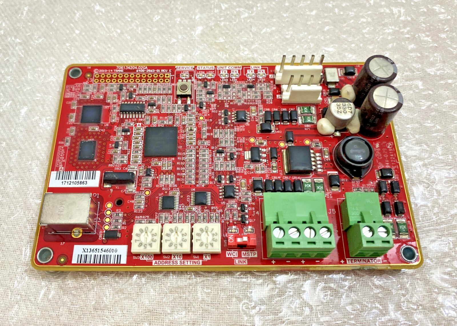 X13651546010 OEM Trane American Standard Control Circuit Board.