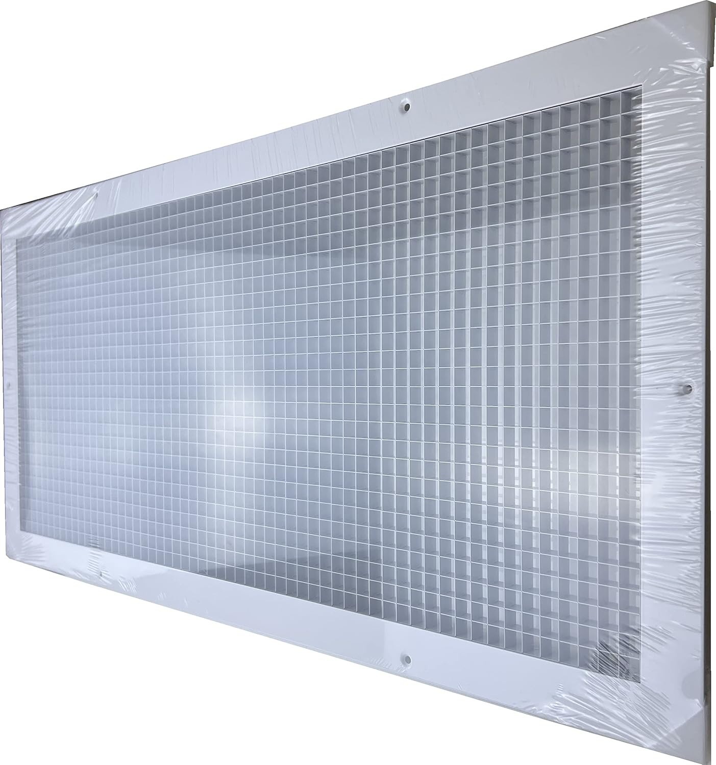 14×30 (Duct Size) Aluminum Eggcrate Return Air Grille, White, HVAC Vent Cover