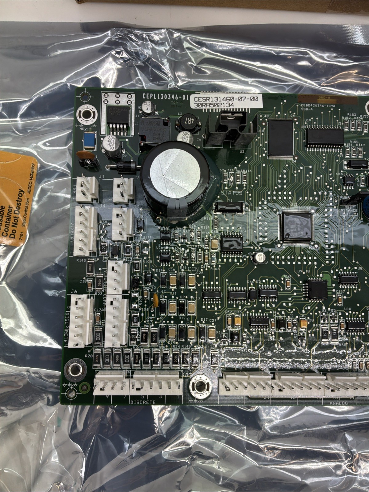 Carrier CEPL130346-01 M1 Base Board CESR131460-07-00 30RA502134 PCB NIB