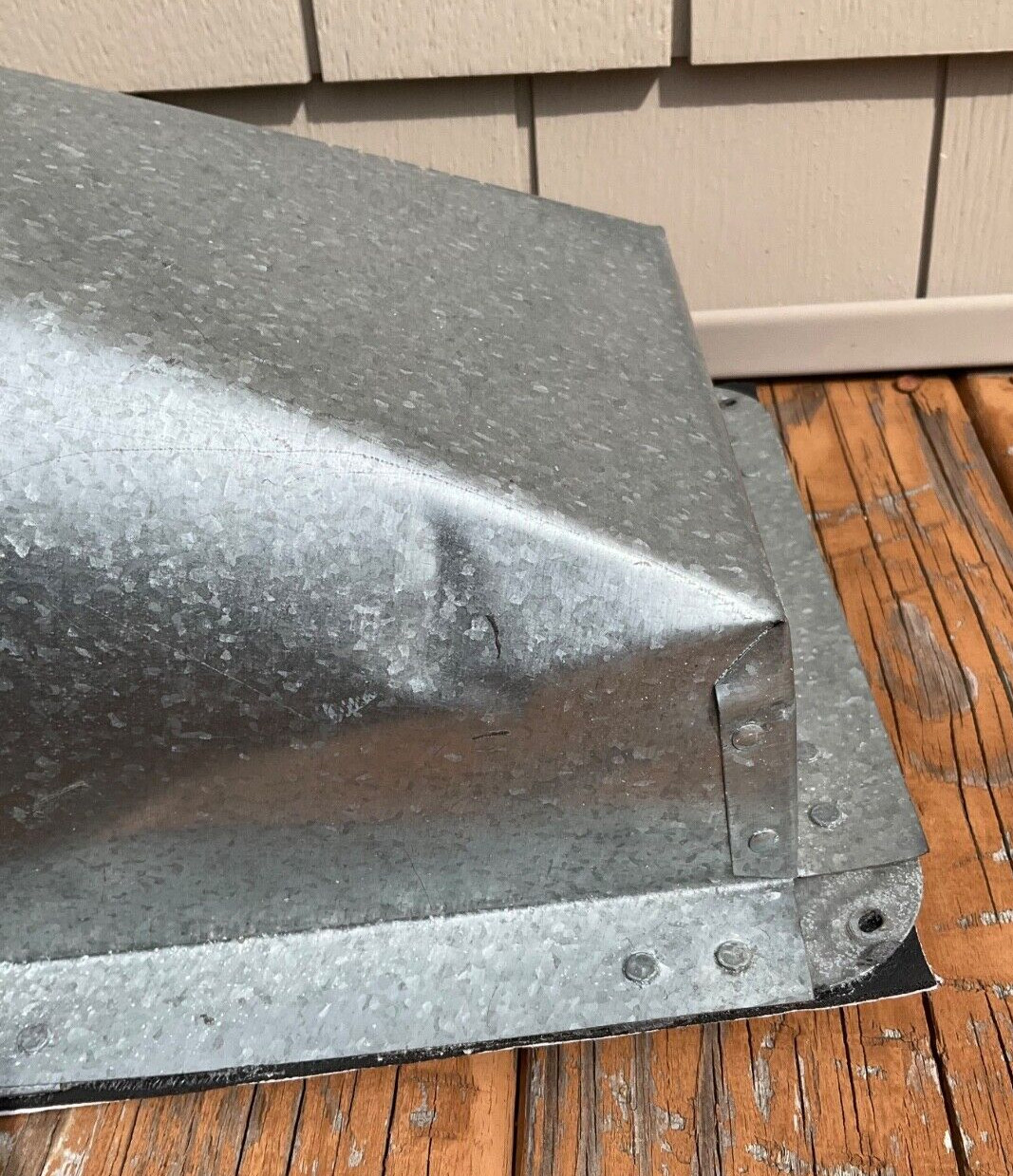 HVAC Duct 7” round stick on top take off with damper