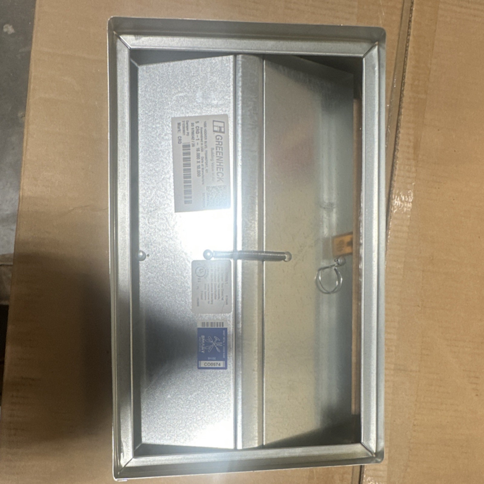 Greenheck Ceiling Radiation Damper 16×10