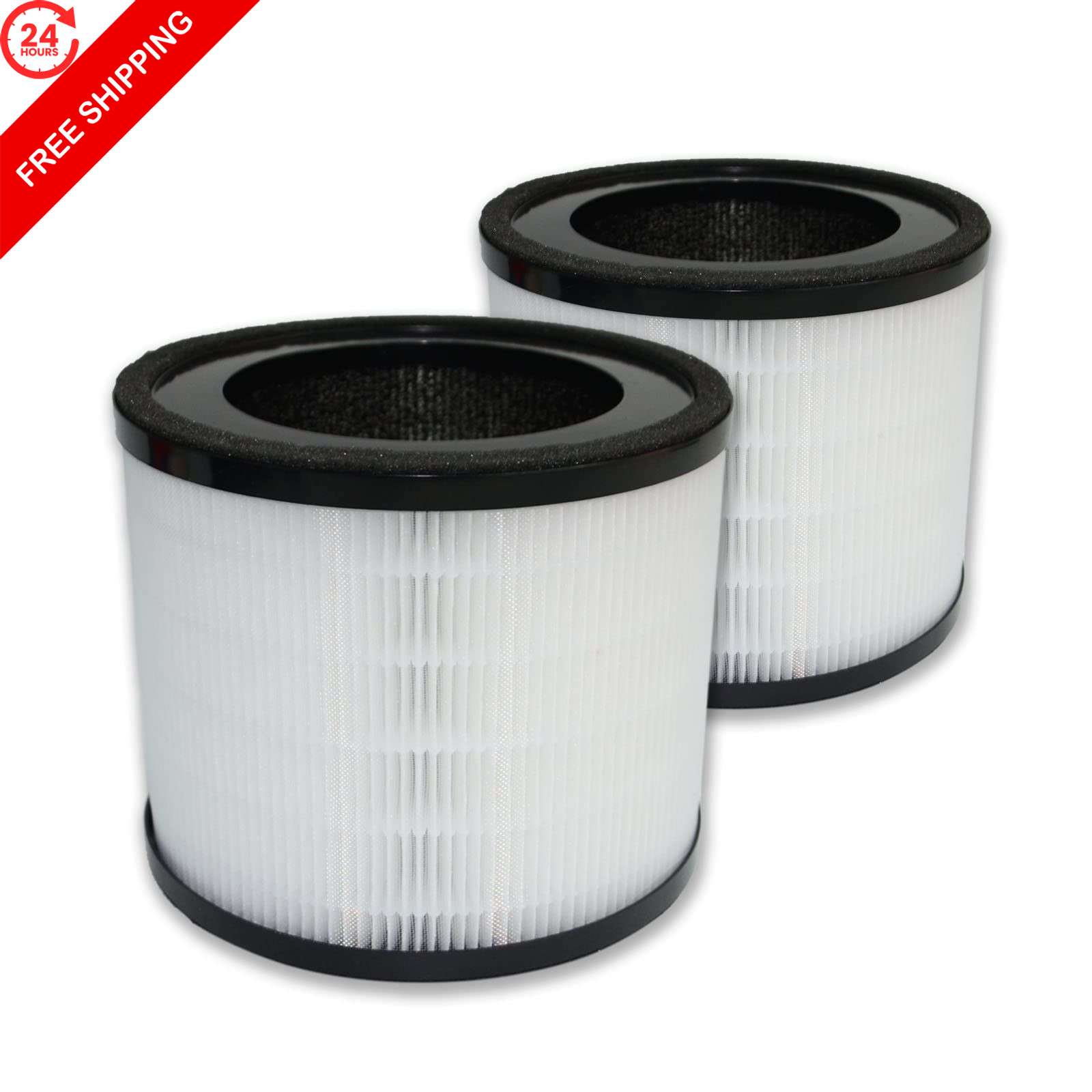 PUREBURG Replacement Filters Compatible with Crane 2 Count (Pack of 1)
