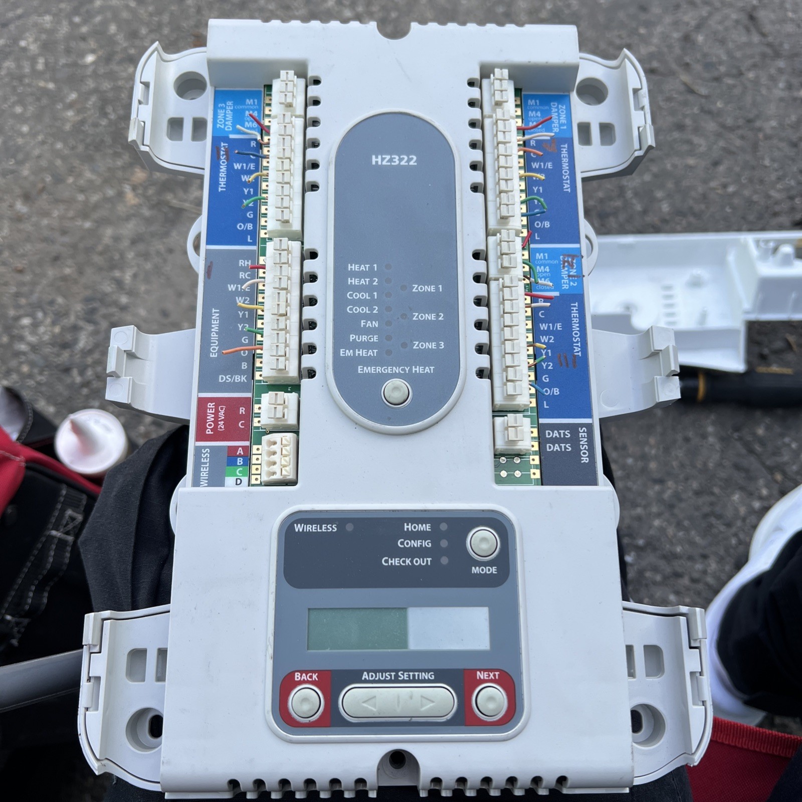 Honeywell HZ322 TrueZONE 3 Zone Control Panel Circuit Board
