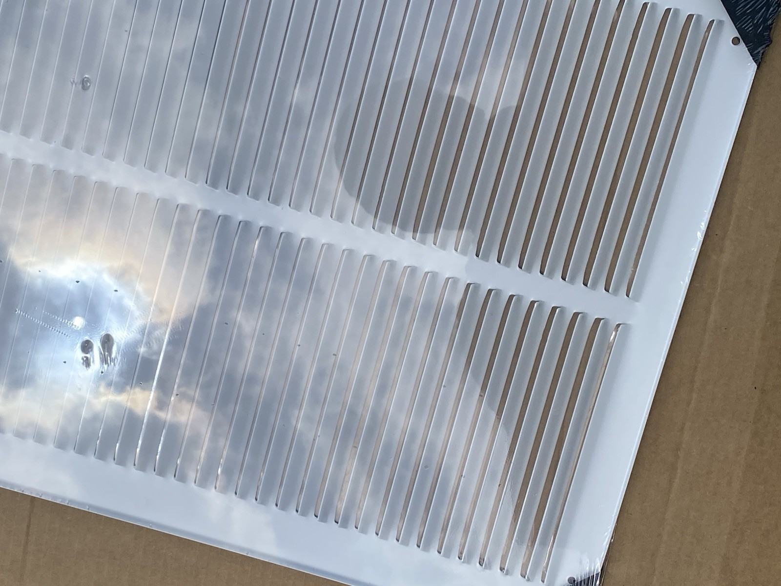 *DEFECT* 14×30 Duct Opening HVAC Steel Return Air Return Vent White 14″ x 30″
