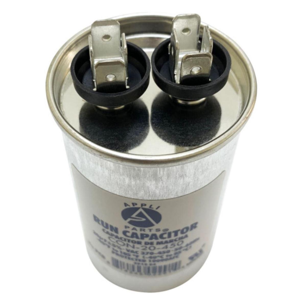 Appli Parts Run Capacitor for ac 20 Mfd uF (microfarads) 370 VAC or 450 VAC CBB6