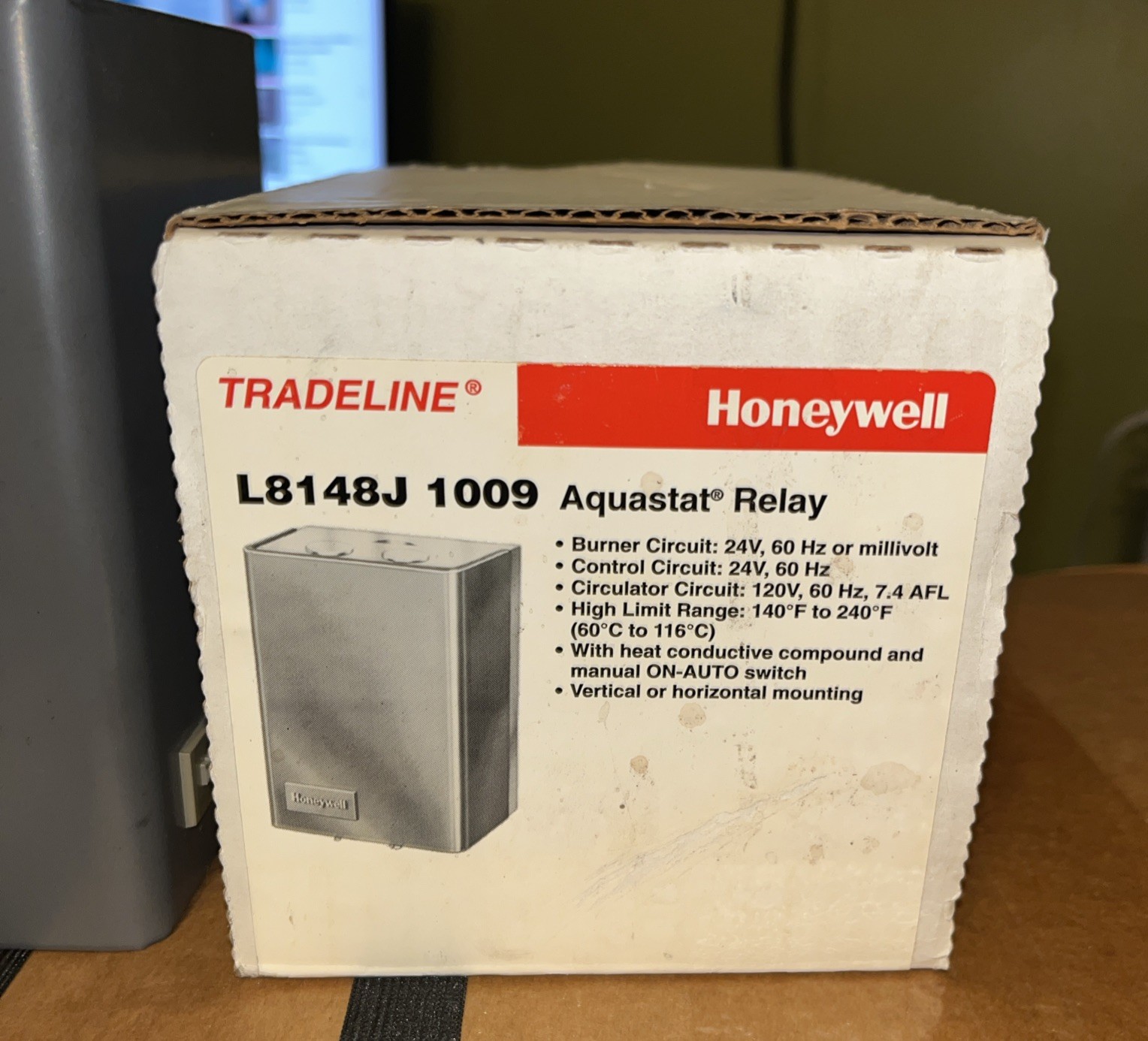 Honeywell L8148J1009 Aquastat Relay For Parts Only See Pictures