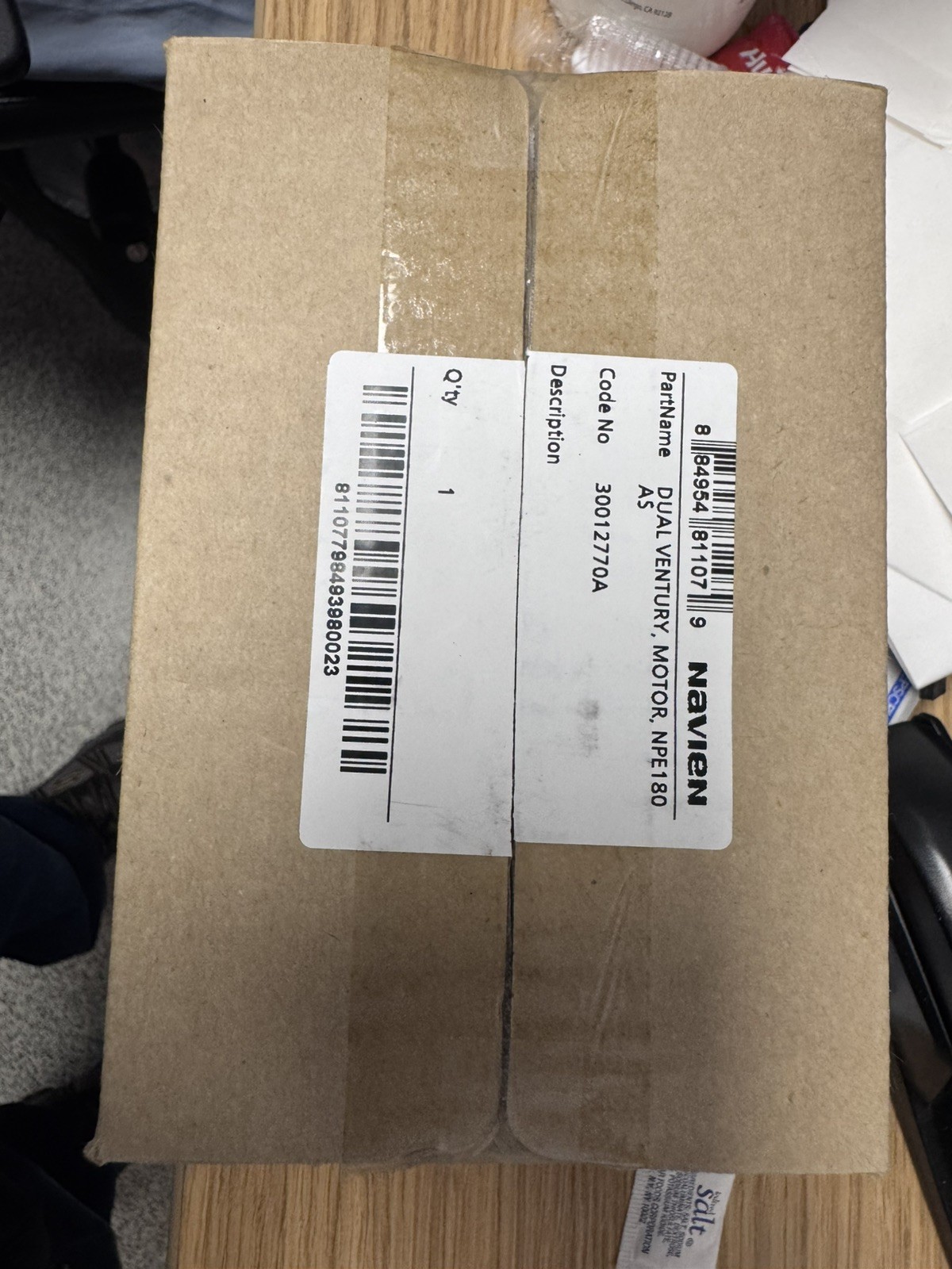Navien 30012770A Dual Ventury Motor NPE180 AS in sealed box