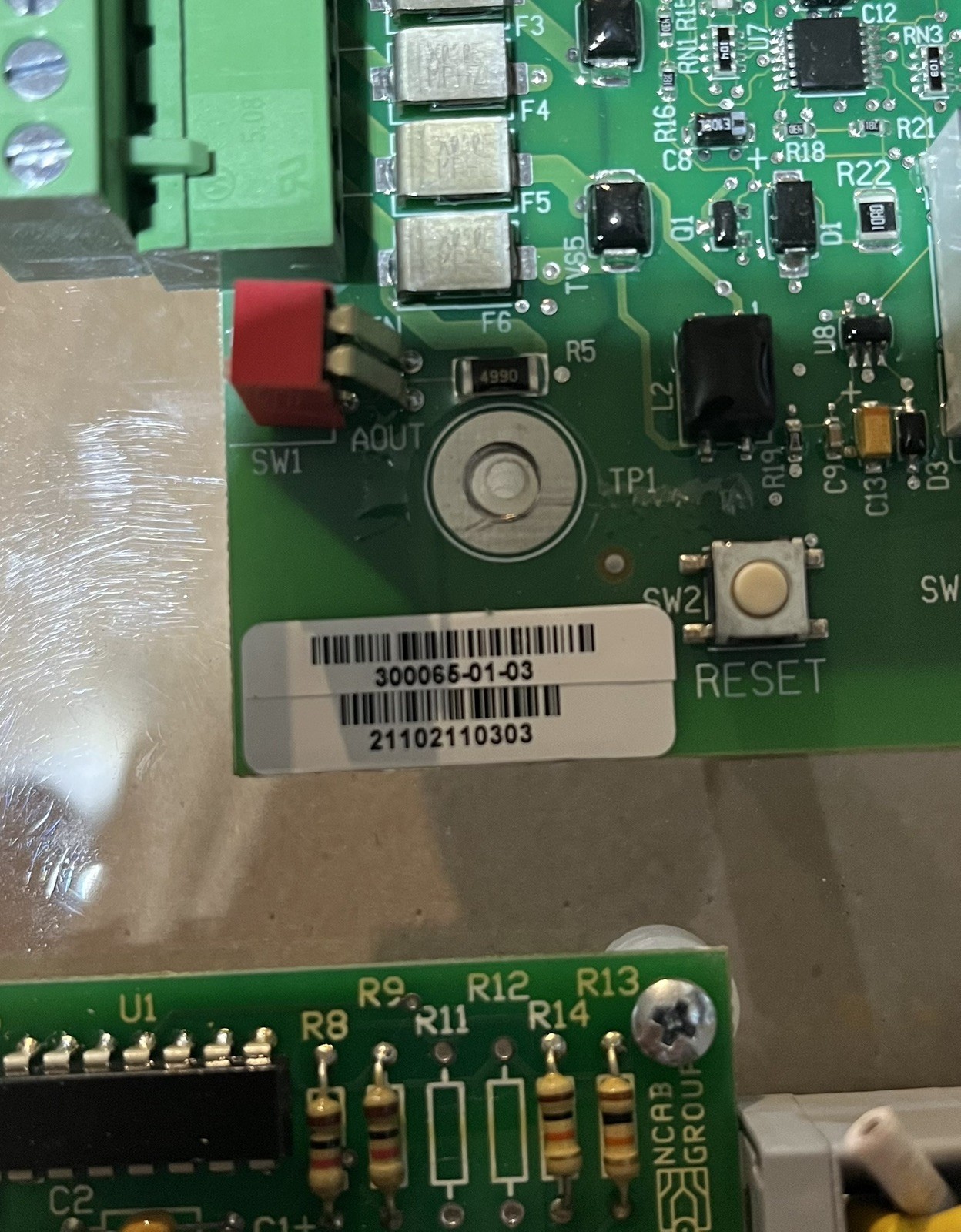 BENSHAW CIRCUIT BOARD 300065-01-03 SOFTWARE#: 810039-01-03
