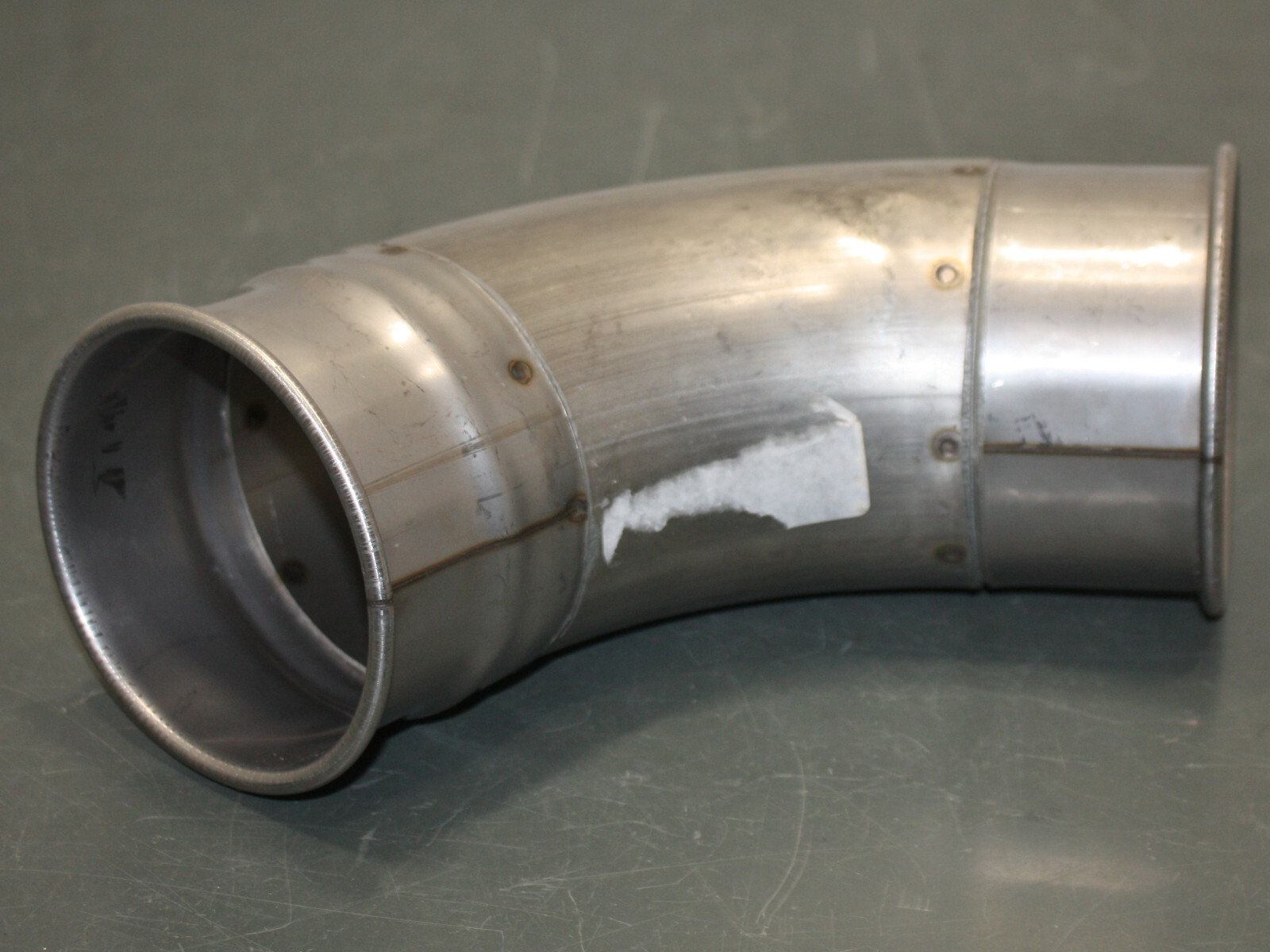 Nordfab 60° Elbow 8010003648, 4″ Duct, Stainless Steel, QF Quick Fitting