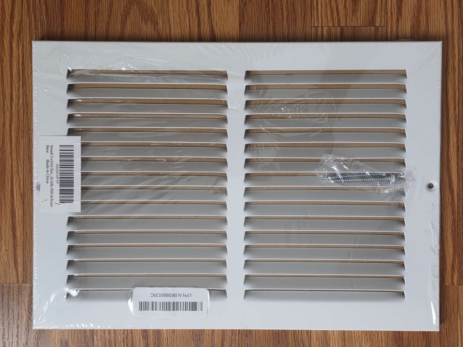 12×8 White Steel HVAC Air Return Grille Wall Ceiling Vent Cover New