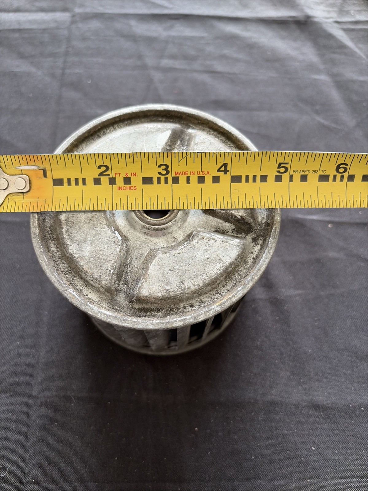 Centrifugal Impeller Fan Wheel 4.25” Dia 3.5” Width