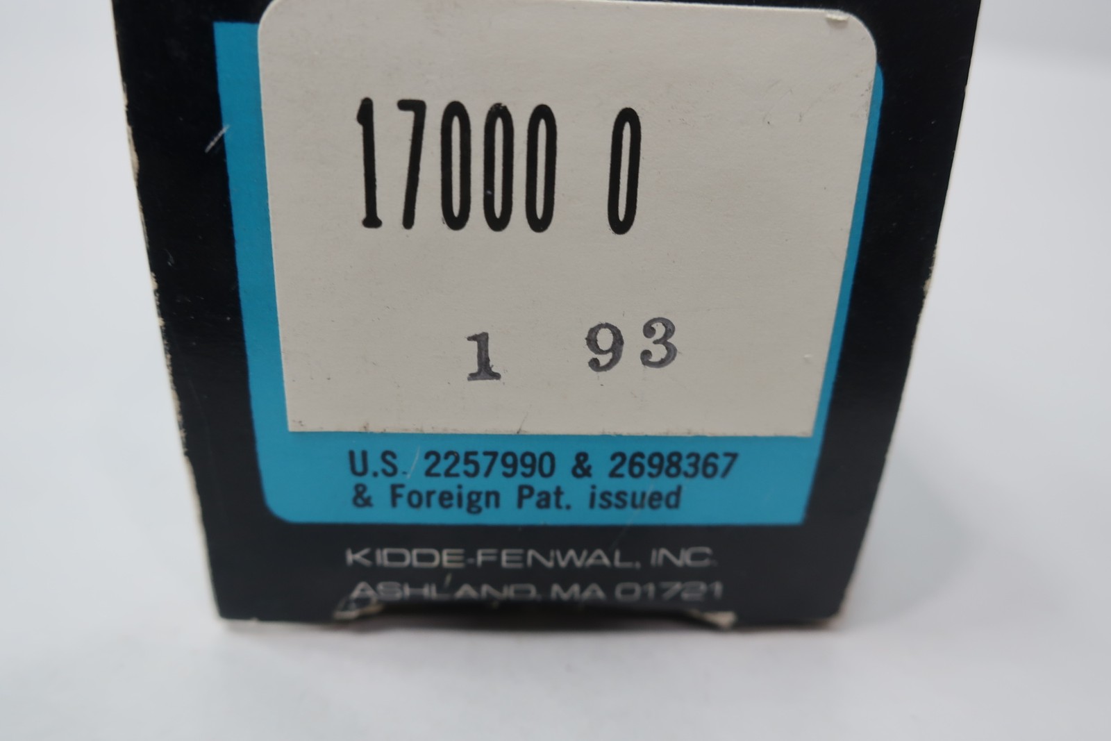 Fenwal 17000-0 Thermoswitch Control Thermostat 120v-ac -100-400f