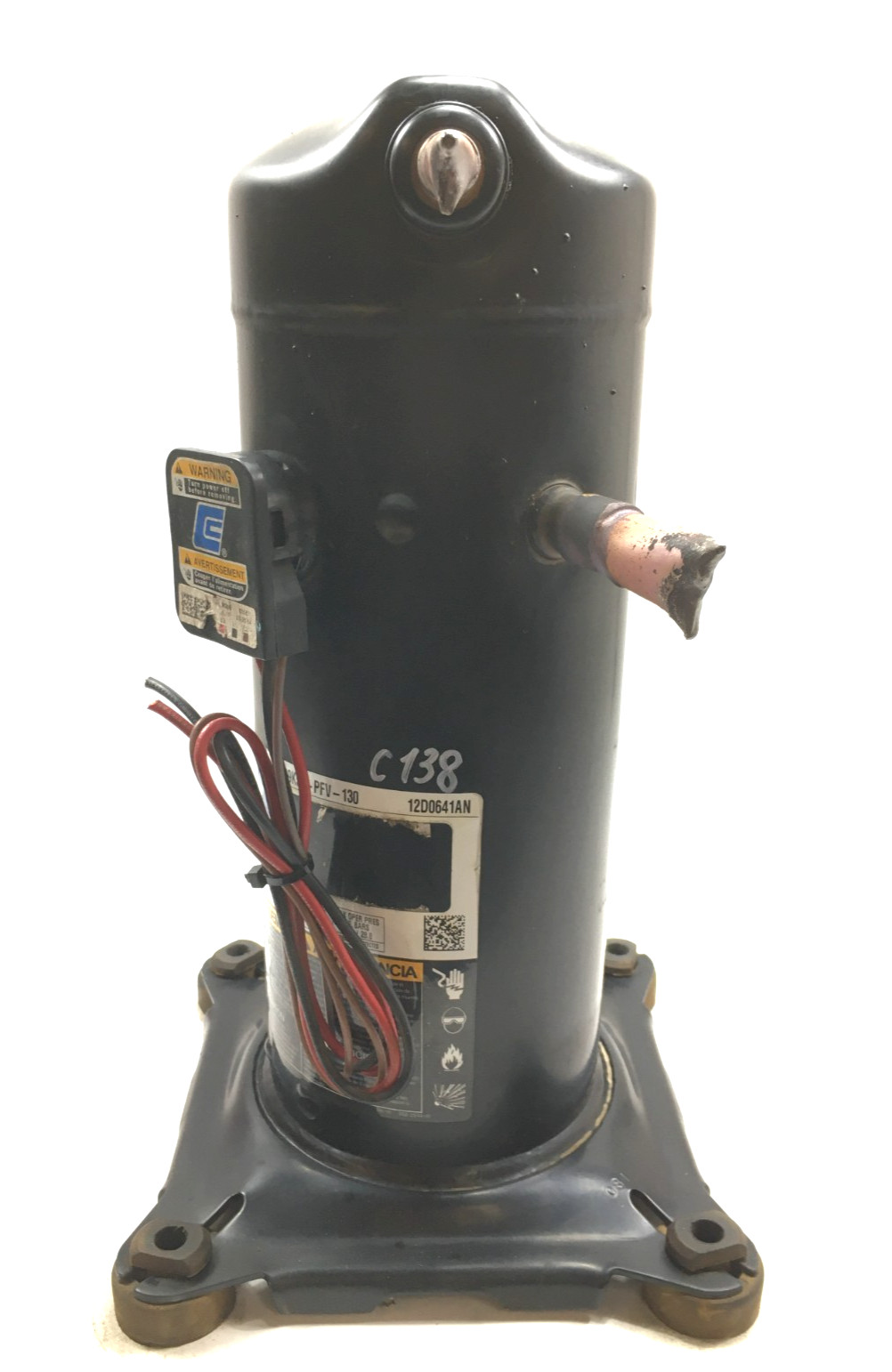 Copeland 2.5 Ton Scroll Compressor ZP29K5E-PFV-130 208/230V 1 PH used C138