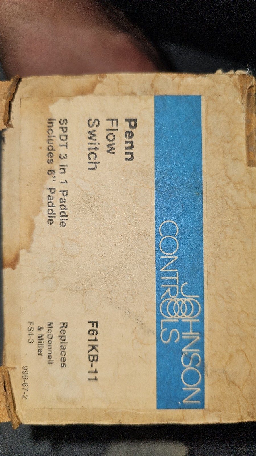 PENN F61KB-11C 1″ NPT General Purpose Liquid Flow Switch (21271)