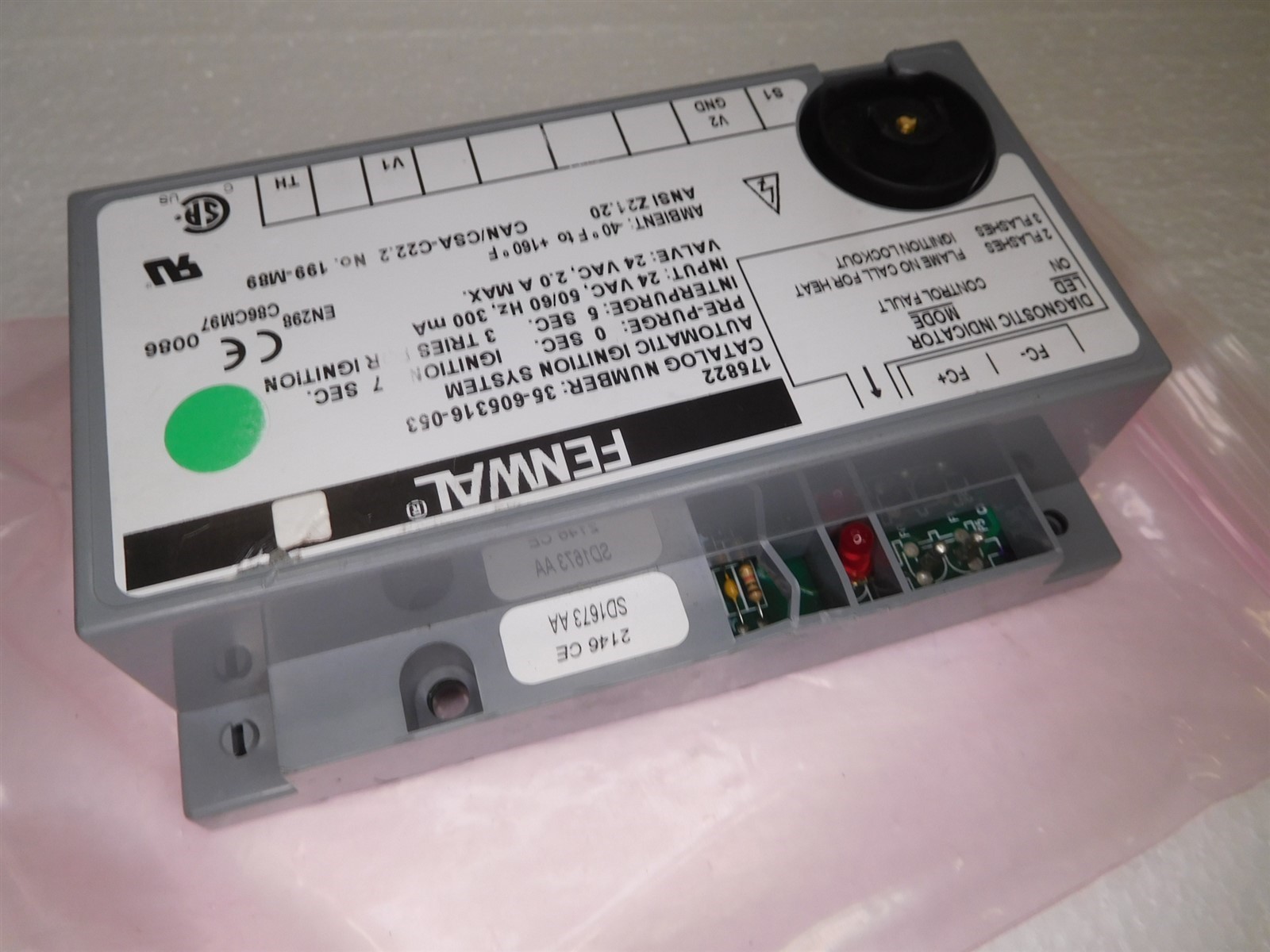 FENWAL 35-605316-053 Automatic Ignition Control Module PLS READ (051826)