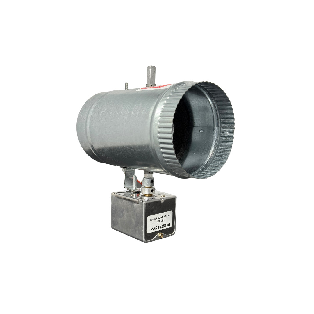5″ DuroZone HVAC Motorized Electric Zone Control 24ac Power Damper Dampner NSPRD
