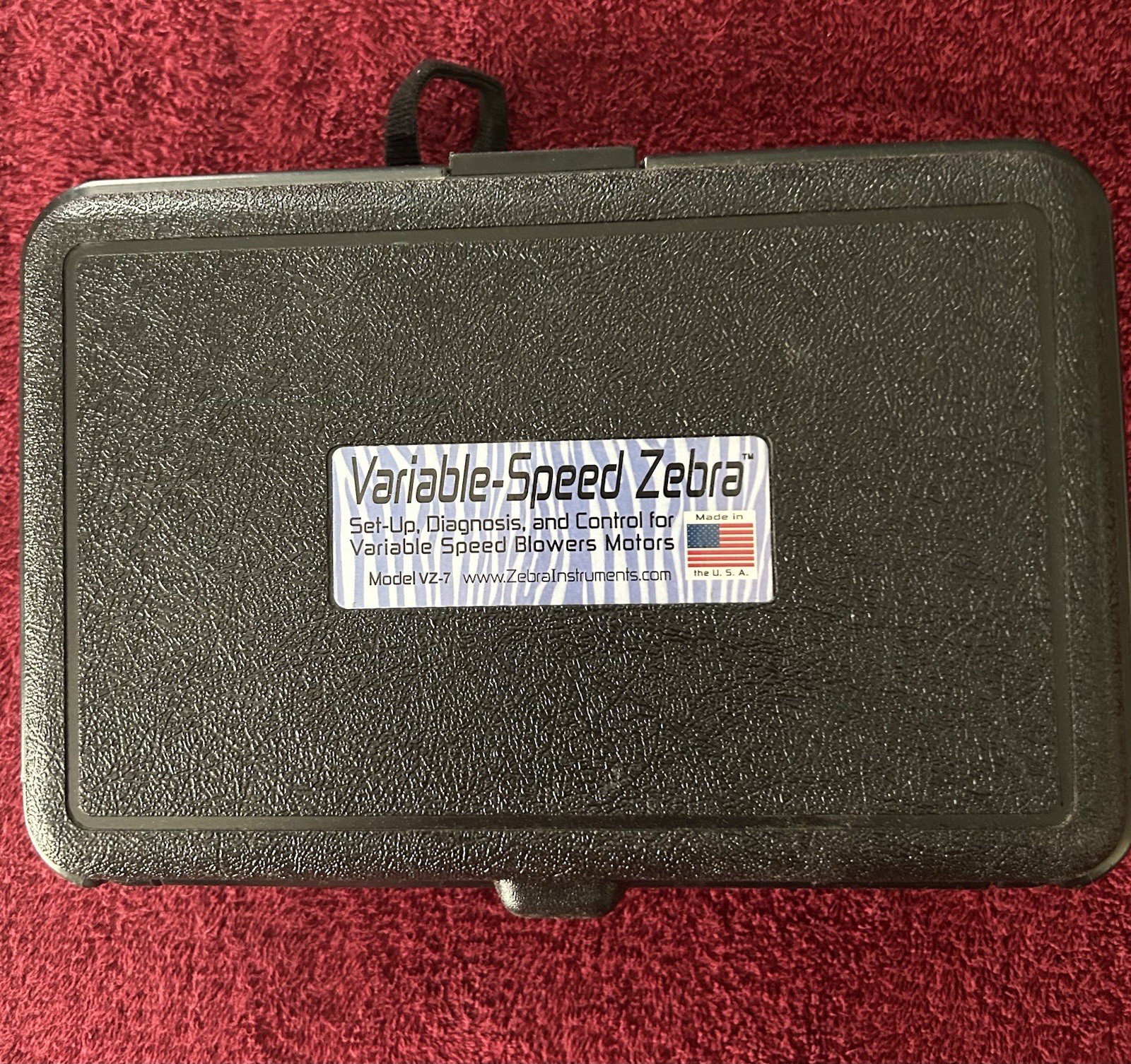 Zebra VZ-7 Variable Speed Blower Motor Analyzer HVAC Tester