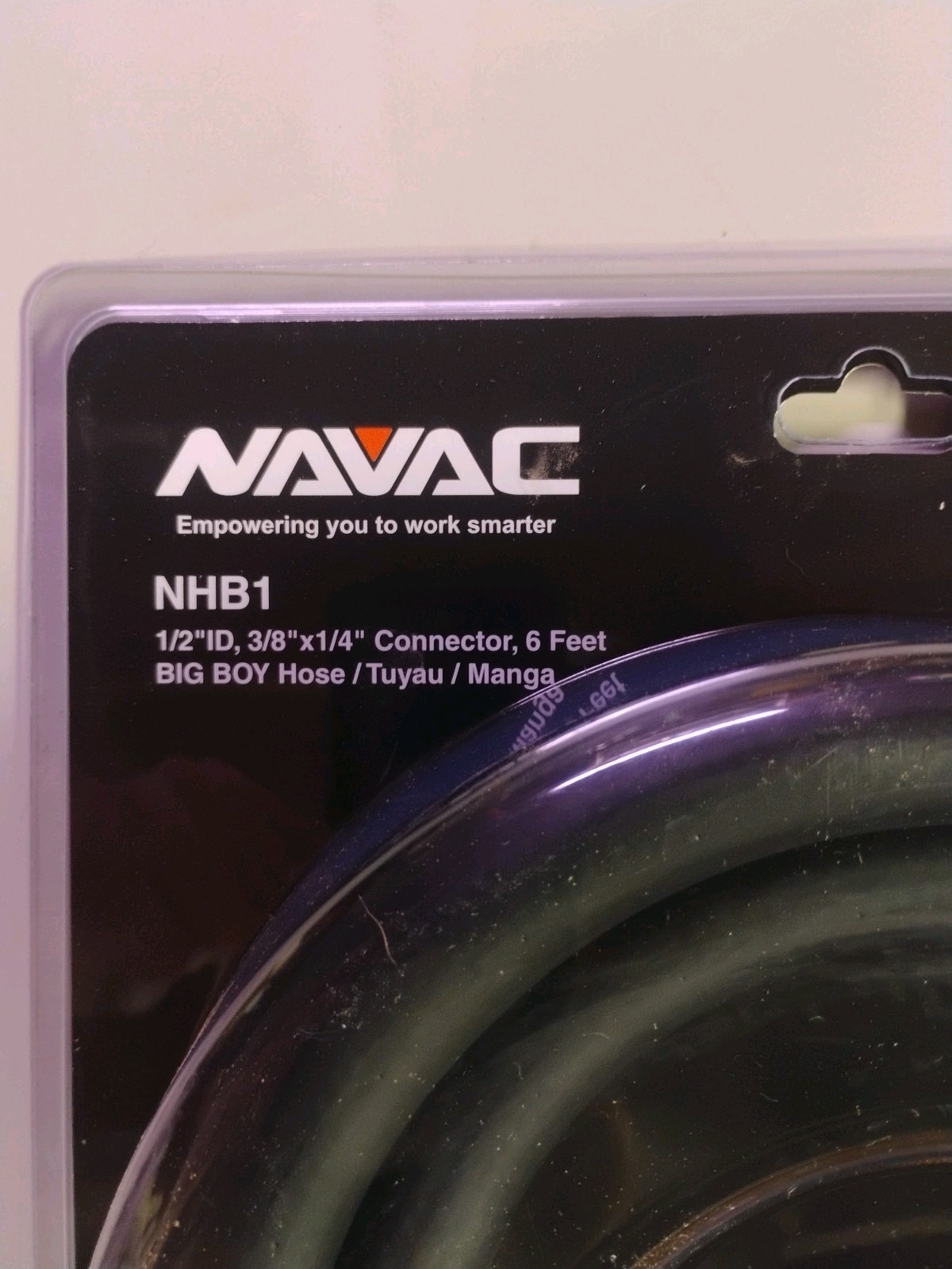 NAVAC NHB1 Evacuation Hose with 3/8in to 1/4in Fitting