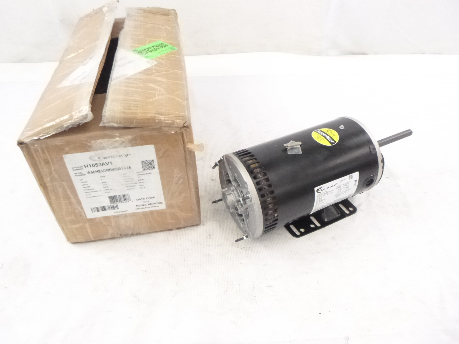Century Condenser Fan Motor Open Air Over 1HP 850RPM 1 Speed AutoSEE DESC.