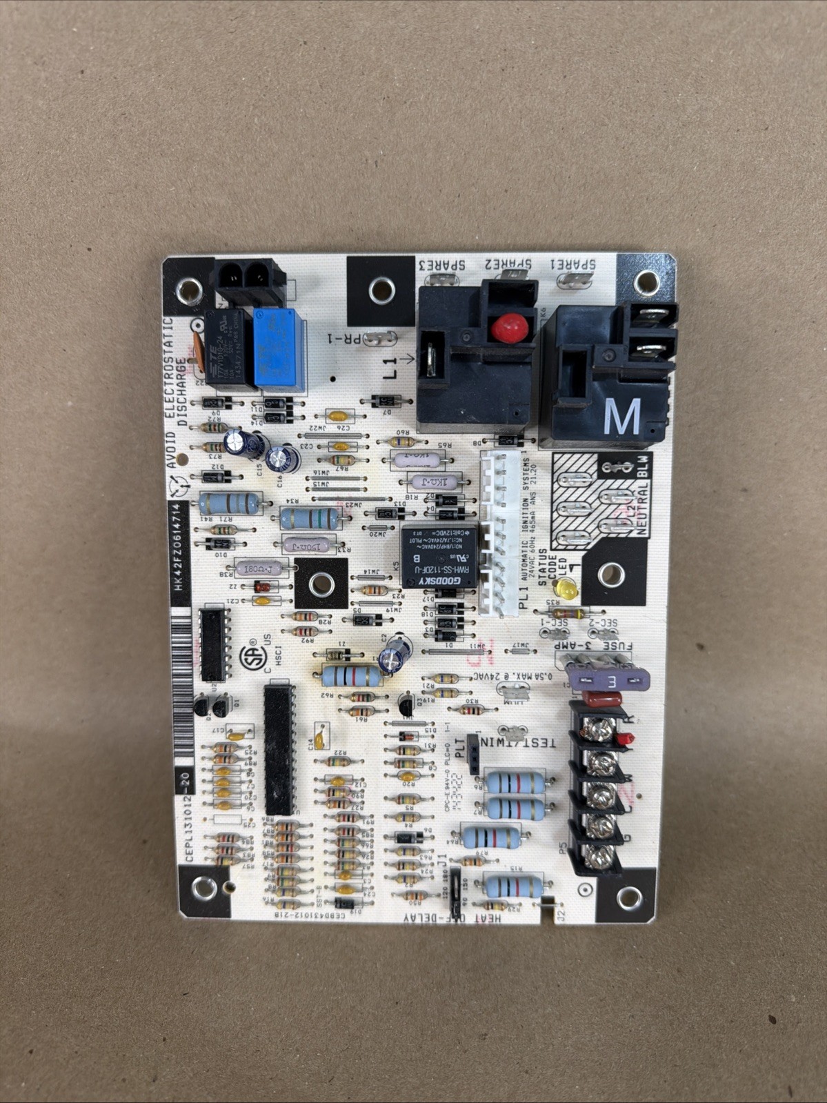 TESTED Carrier Bryant HK42FZ039 Furnace Control Board CEPL130934-02 (B1)