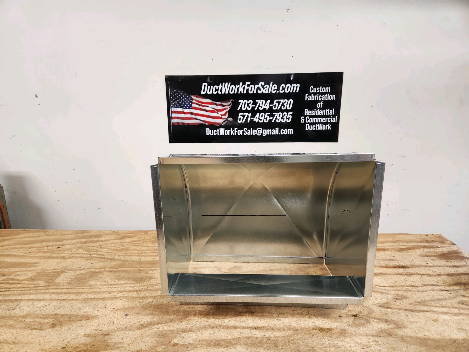 Return Plenum Elbow 14″x20″ to 8″x20″ with Included 14″x20″ Filter Rack Package