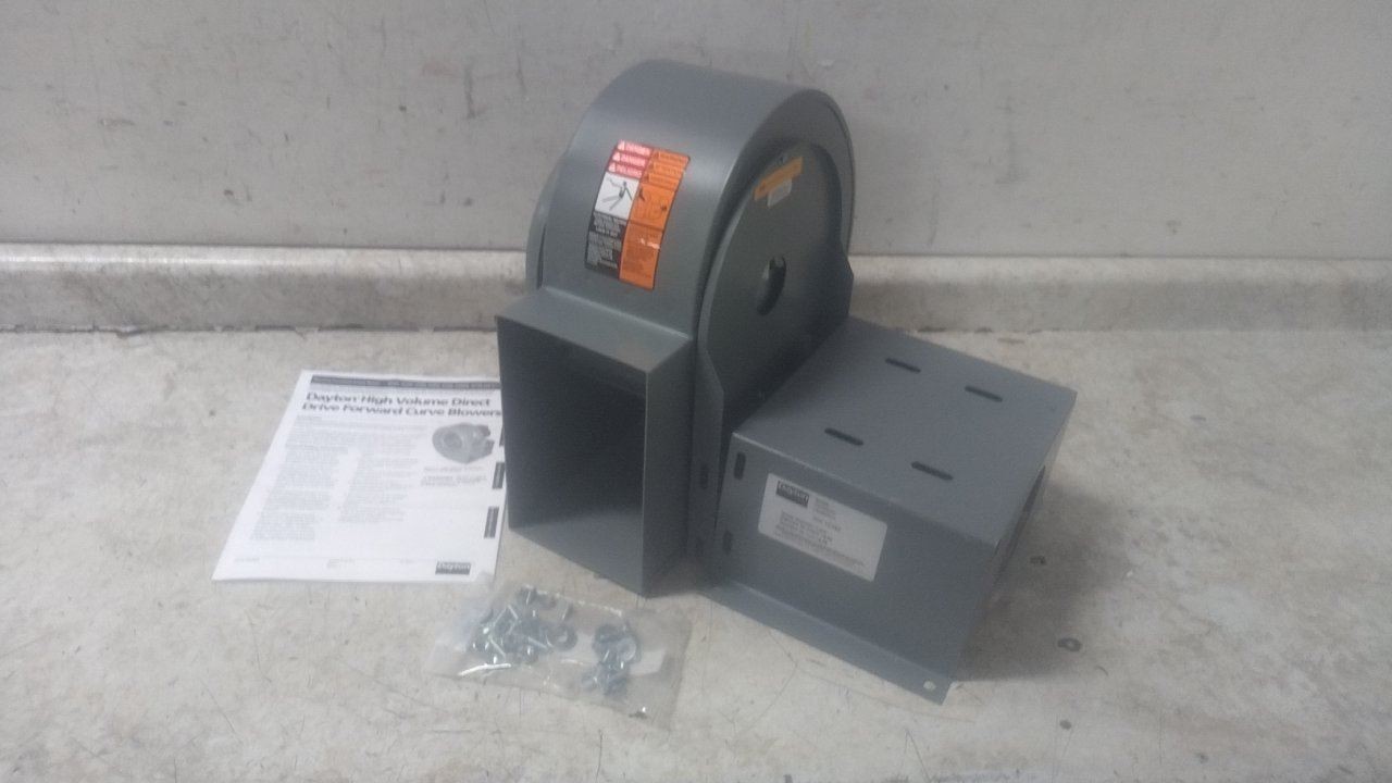 Dayton 1C792 7-3/4 In Wheel Diameter Steel Blower w/out Motor