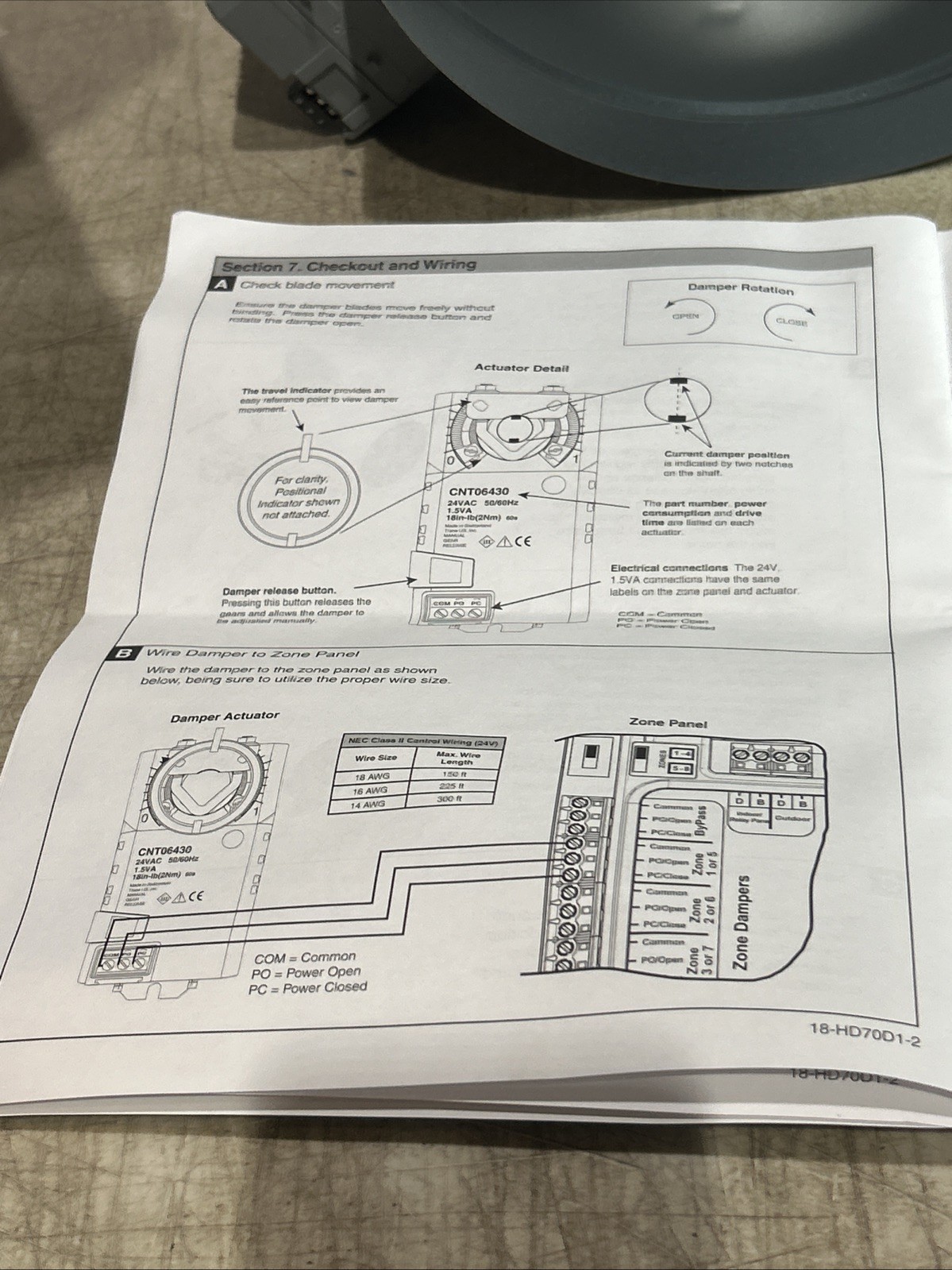 Trane ZDAMPRDMA0010AA 10″ Zone Damper | iO HVAC Controls