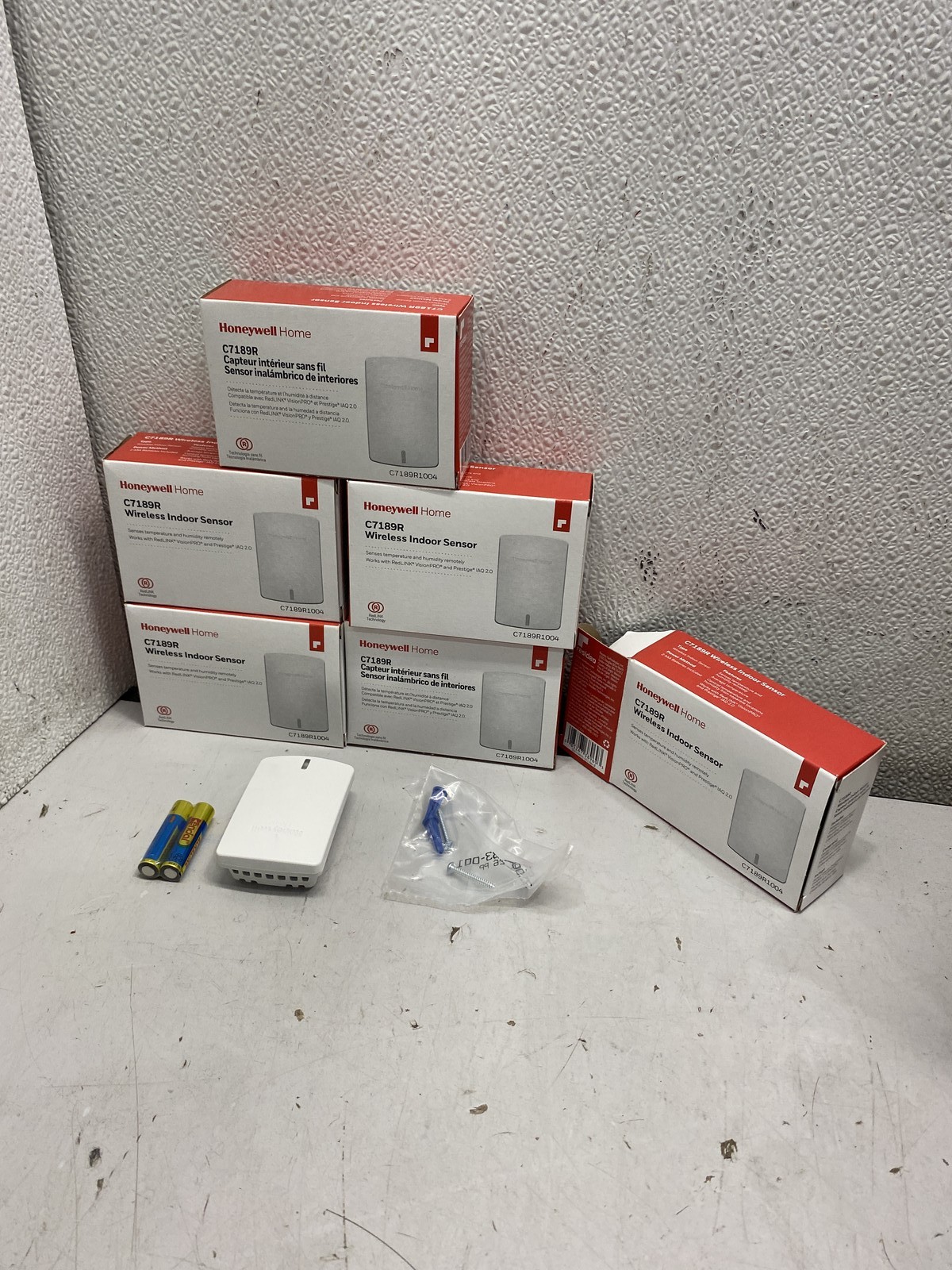 Honeywell Wireless Indoor Air Sensors C7189R/C7189R1004 Lot of 6