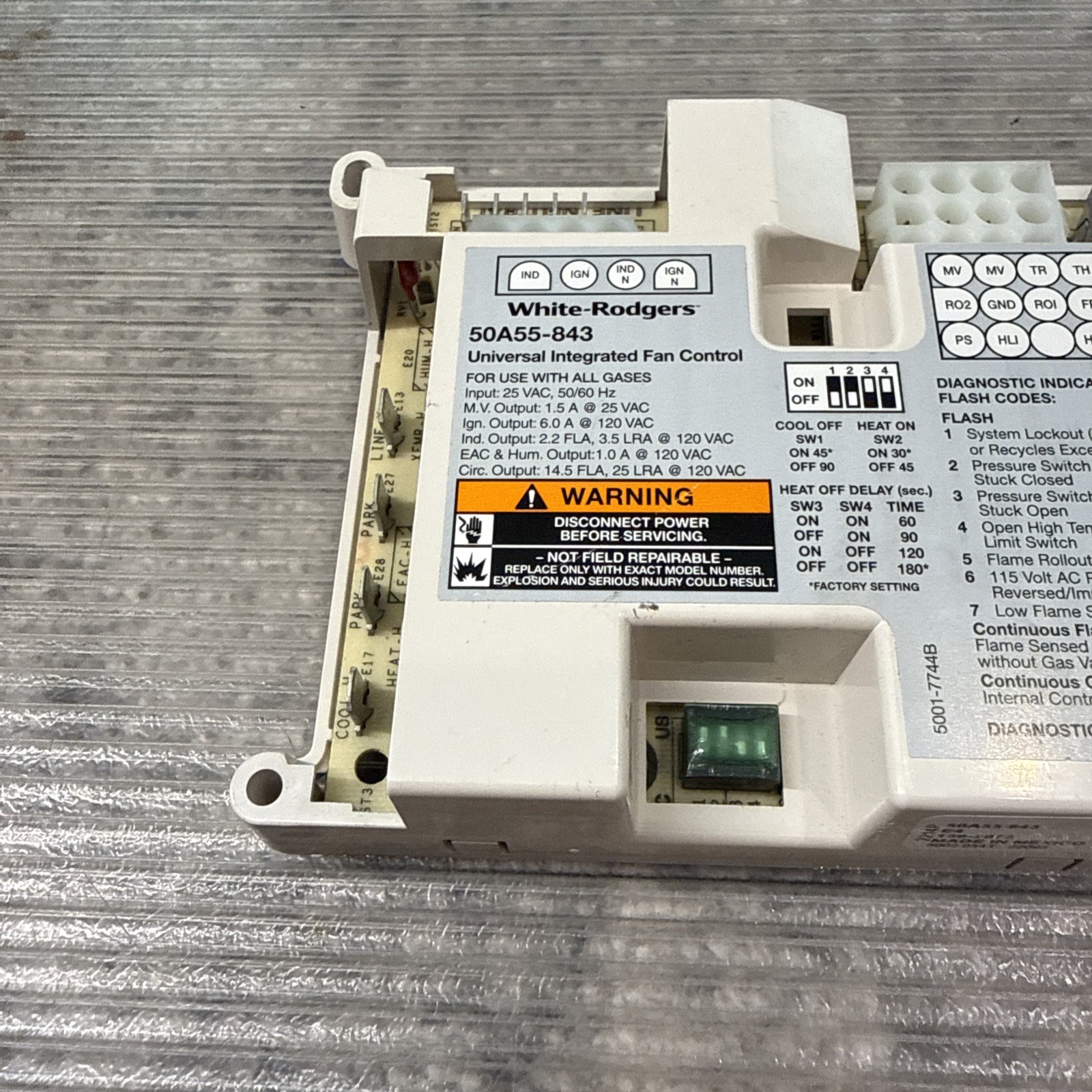 White-Rodgers 50A55-843 Furnace Control Board
