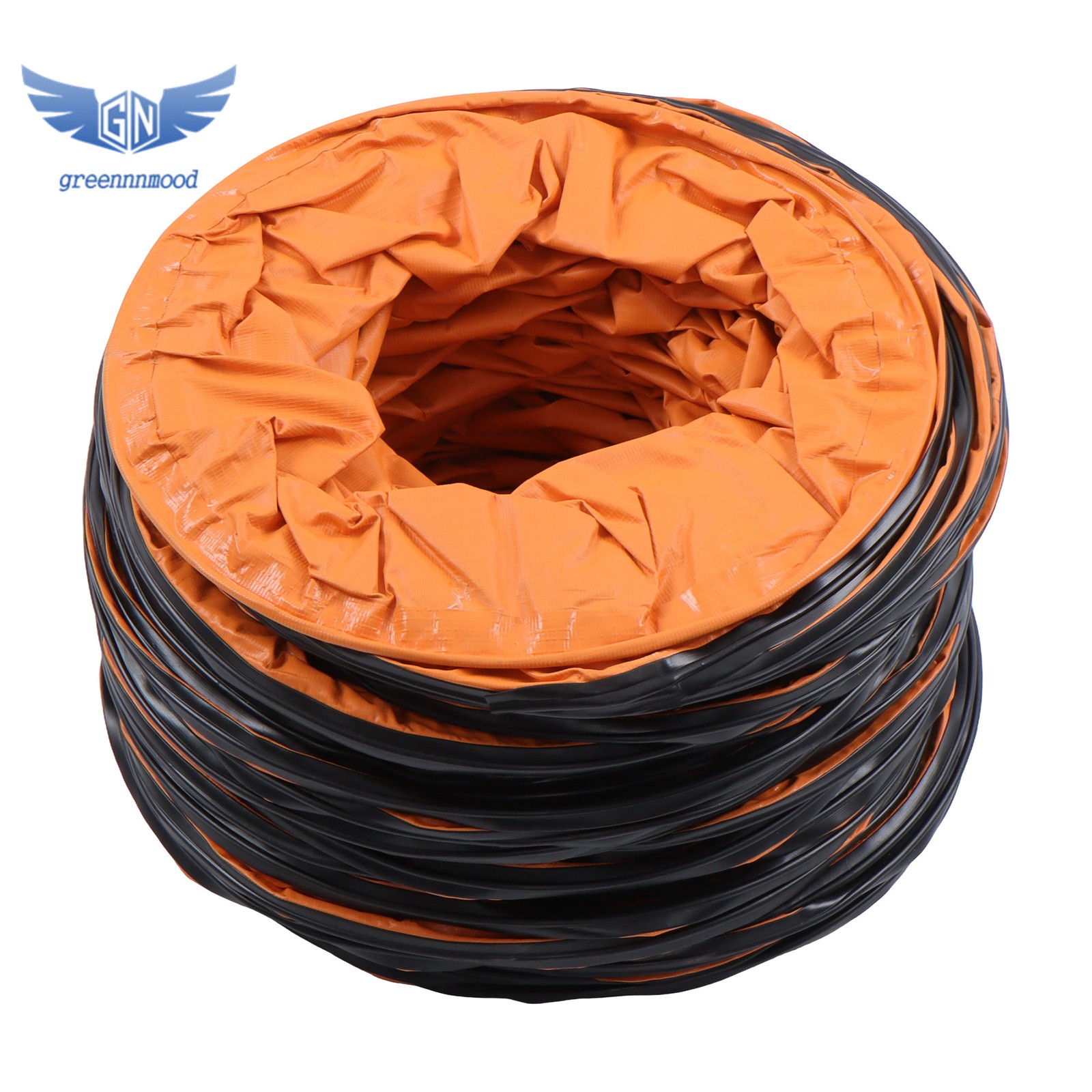 12″ PVC Flexible Ducting 32FT Fit For Ventilator Hoses Strong Flame Retardant