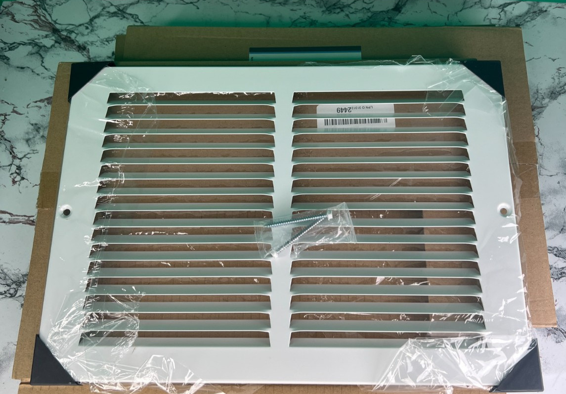 HVAC Premium 12″ x 8″ White Return Air Grille Lot of 3 Vent Cover RG128 FBA-1