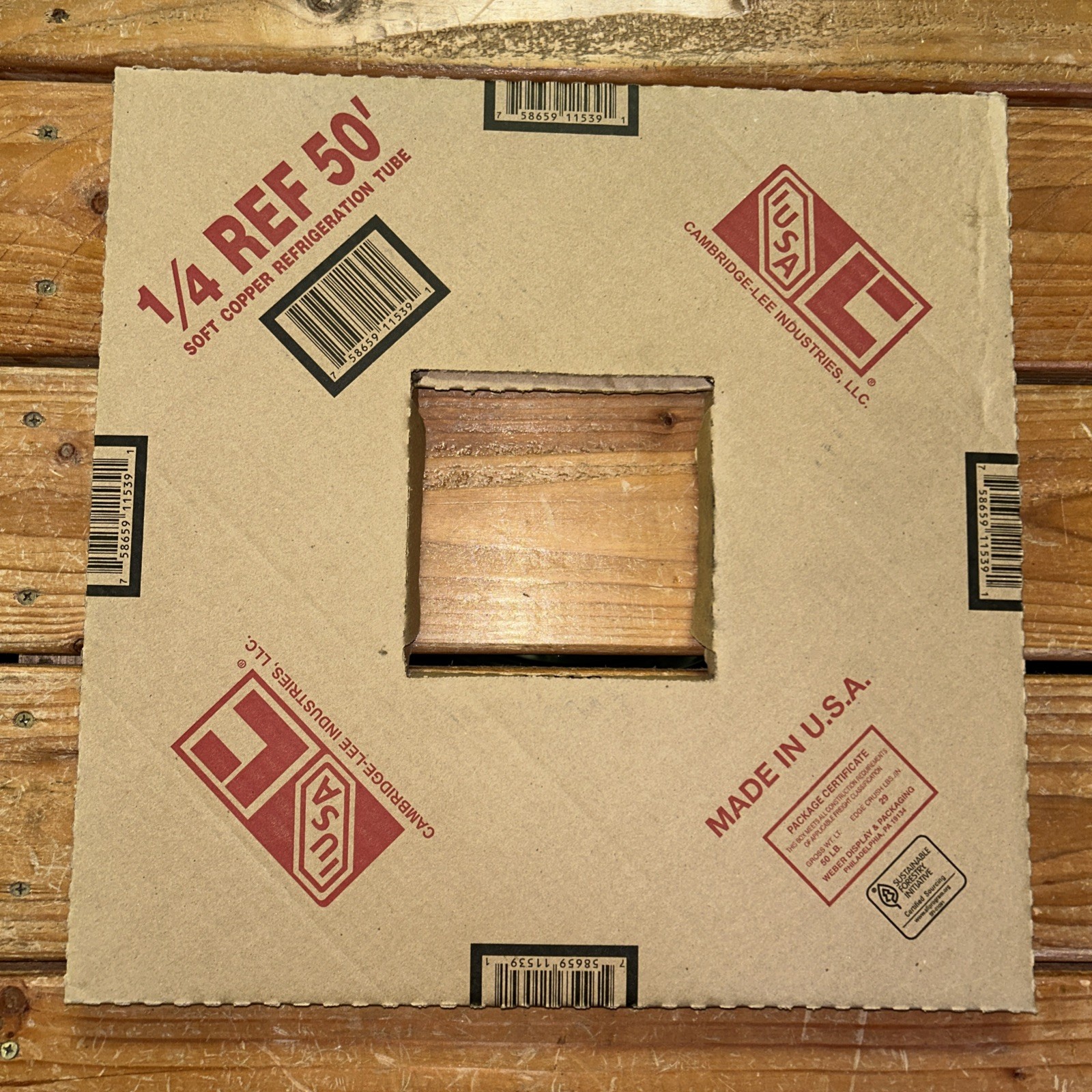 NEW IN BOX- Cambridge-Lee Industries 1/4″ REF 50′ Soft Copper Refrigeration Tube