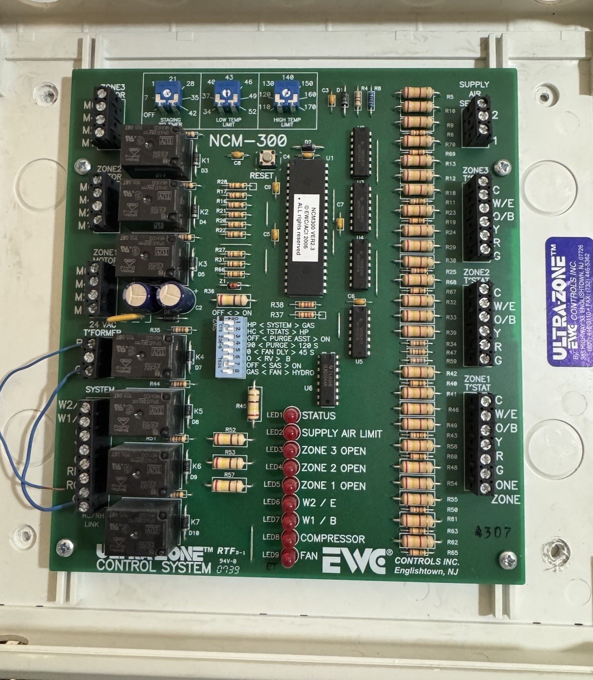 EWC Controls Ultrazone NCM-300 Zone Controller