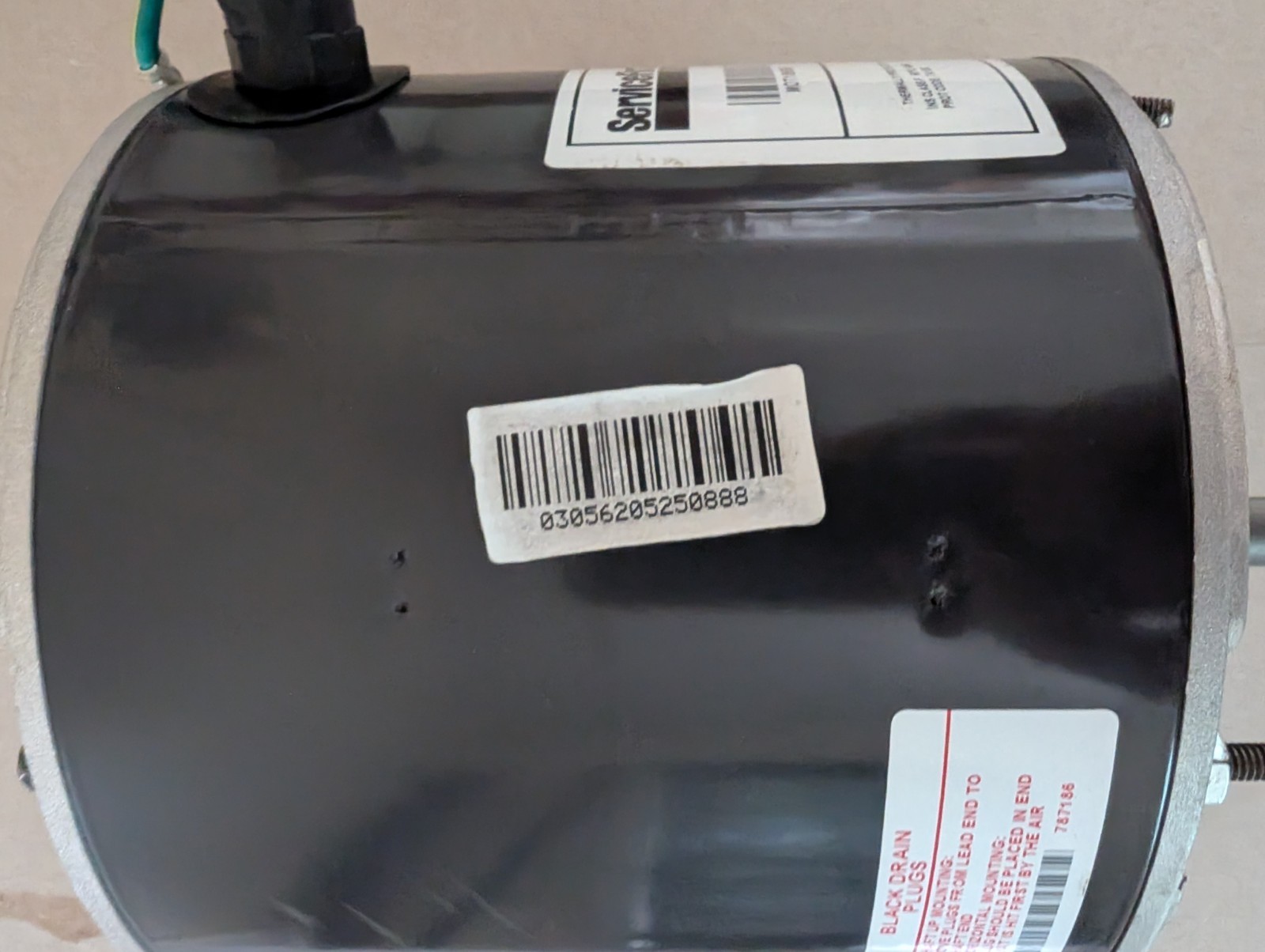 Service First OEM MOT18685 Condenser Fan Motor K55HXRWL-3109 1/5 HP 825 RPM 200-