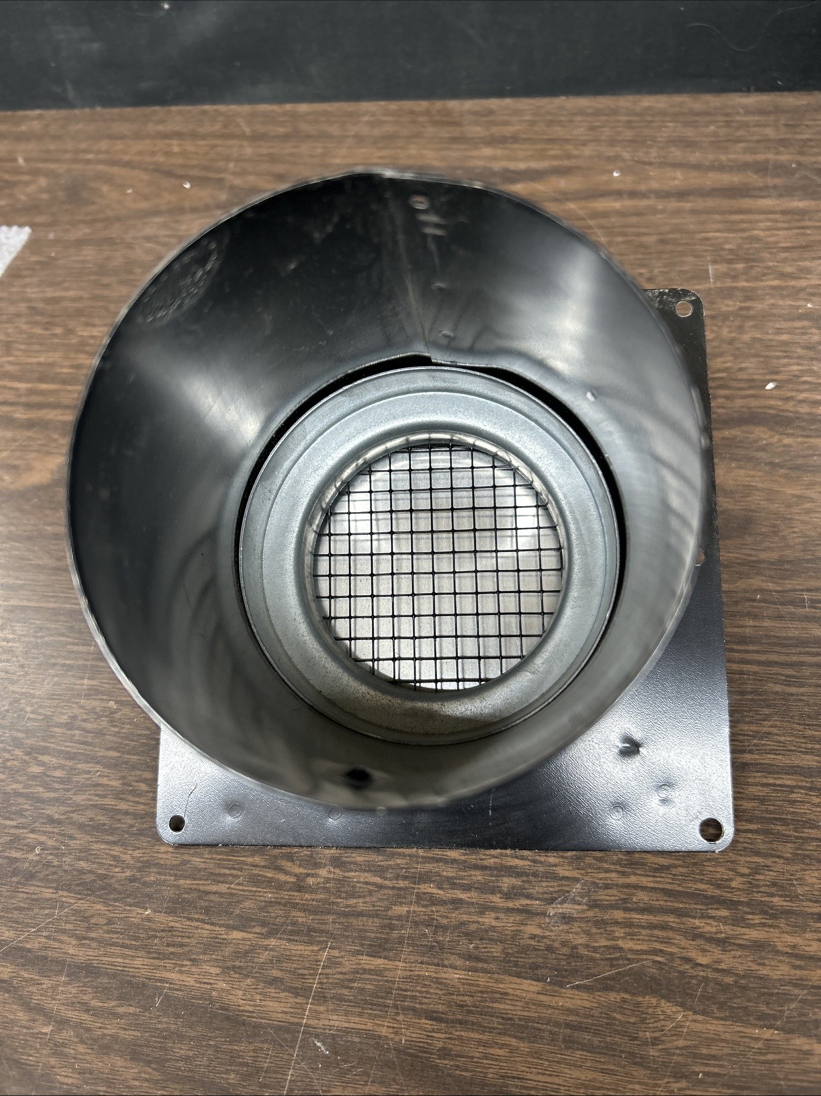 Broan 885BL NuTone Steel Wall Cap for 3-4 Inch Round dryer Duct, Black
