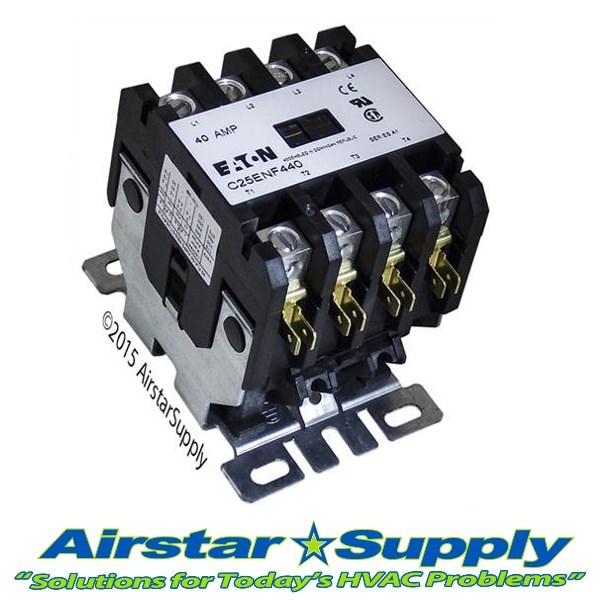 Cutler-Hammer Contactor 4 Pole 40A 110/120V C25ENF440A EATON replaces