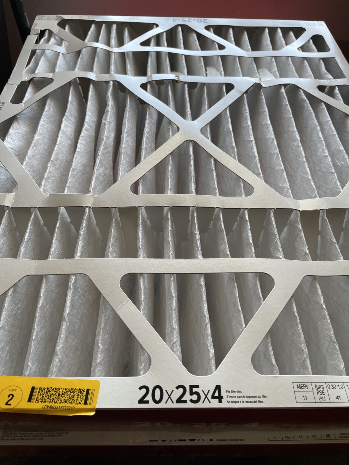 Filtrete 20x25x4 Air Filter MERV 11, MPR 1000 Micro Allergen Defense 2-Pack, …