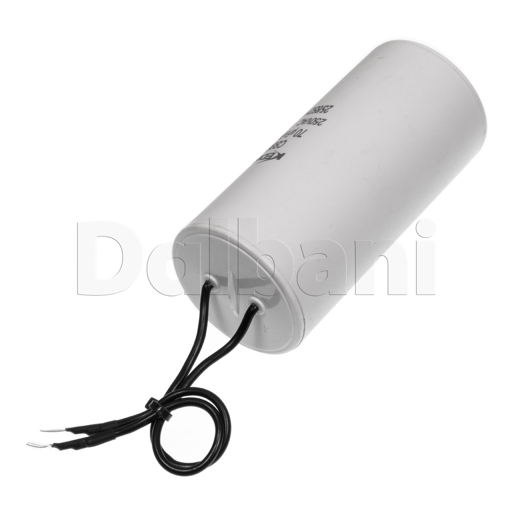 70UF 250VAC Wire Motor Run Capacitor CBB60 50/60HZ HVAC 25/85/21 45X95mm 70MFD