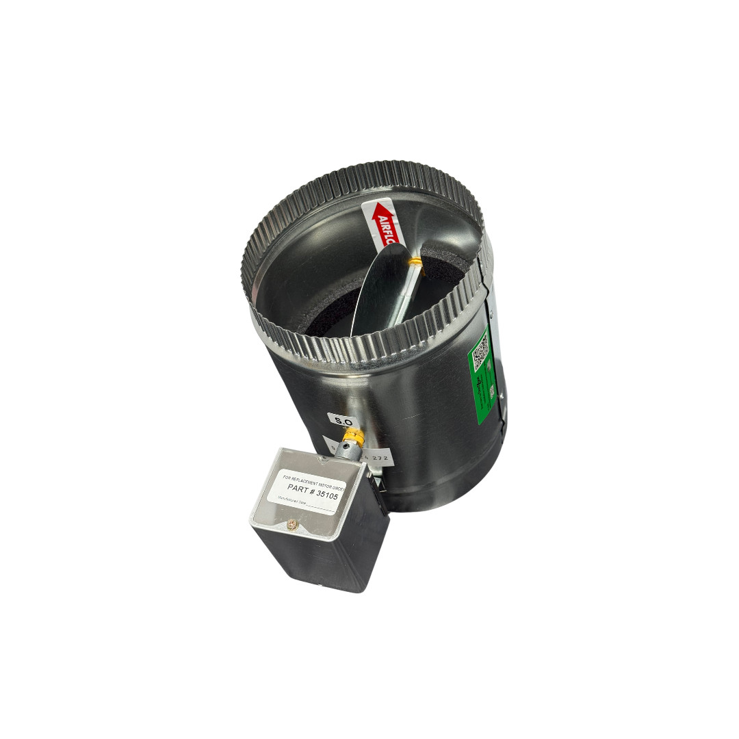 7″ DuroZone HVAC Motorized Electric Zone Control 24ac Power Damper Dampner NSPRD