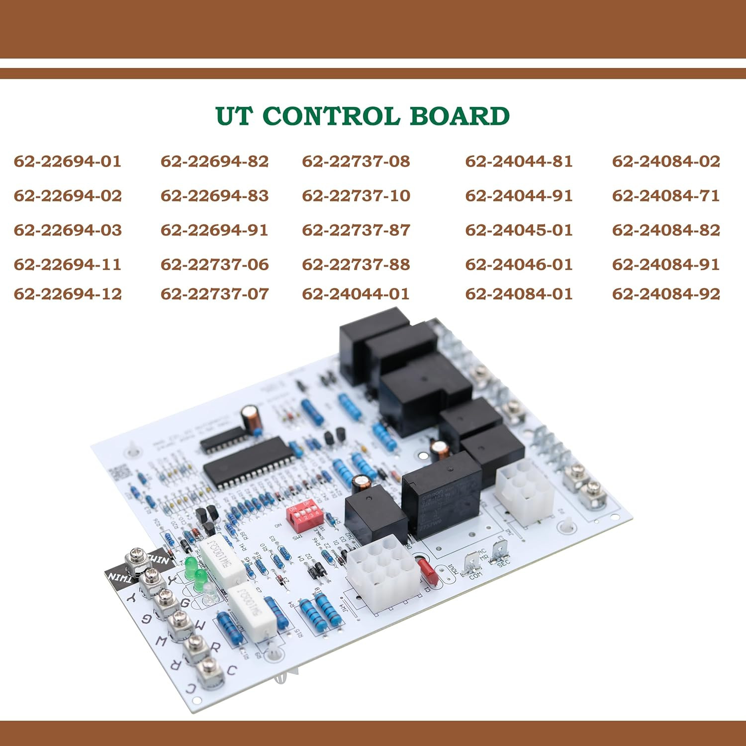 Upgraded 1012-920A Control Board for Rheem Ruud Furnaces, Easy Replacement