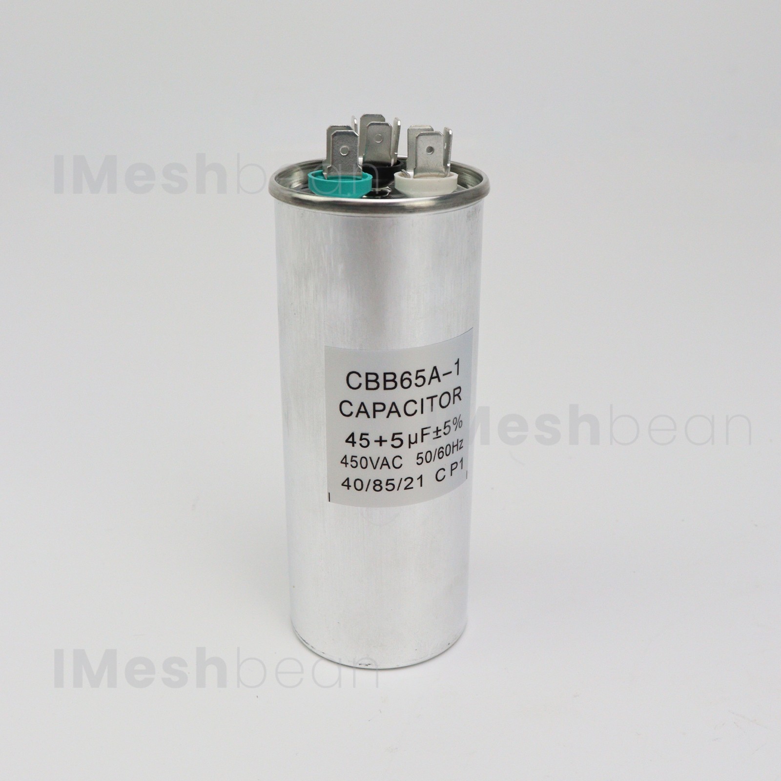 Dual Run AC Capacitor 45+5 MFD µF 370-440VAC 50/60Hz 5% HVAC Quality Guaranteed